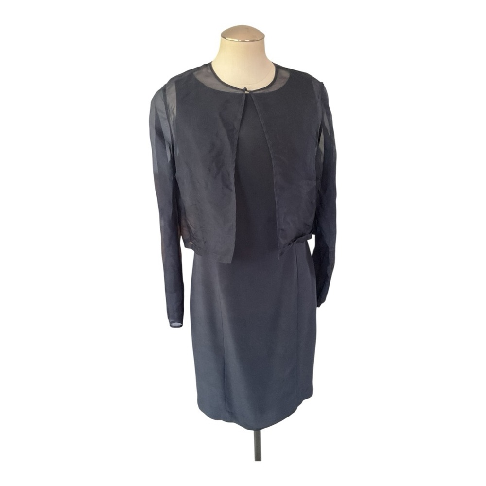 Talbots 100% Silk Dress & Jacket Set – Size 6 - Picture 3 of 9